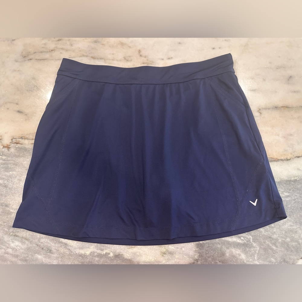 EUC‎ Size XL Callaway Navy Blue Golf Skort - Picture 2 of 12